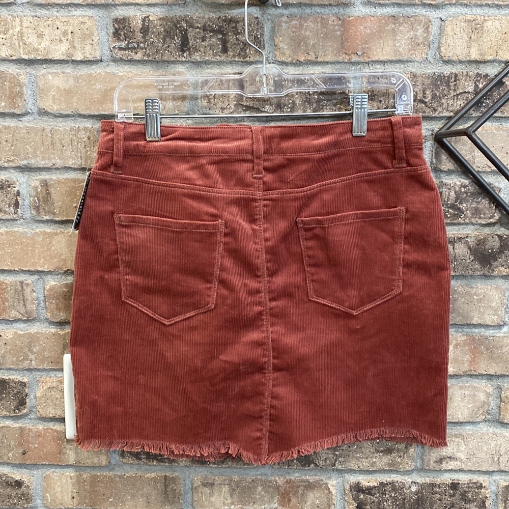 Love tree corduroy skirt mauve LARGE - Picture 2 of 3